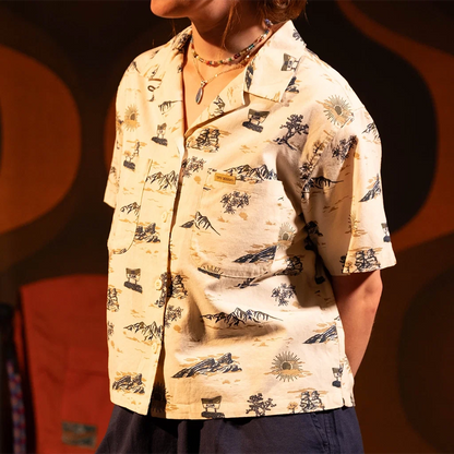 General quarter view of Topo Designs Daytripper Short Sleeve - Women's in "Westbound"