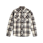 M Mountain Shirt Plaid "Bone White Multi"