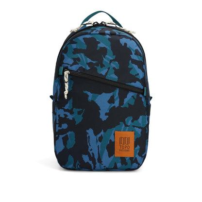 Front View of Topo Designs Light Pack in "Midnight Tectonic"