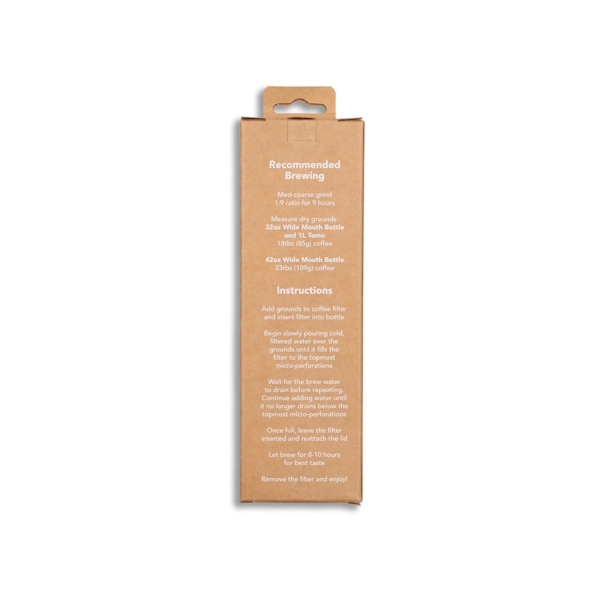 Topo Designs x MiiR Cold Brew Filter in "Stainless Steel"