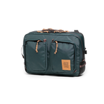 Front View of Topo Designs Global Briefcase in "Woodland / Forest"