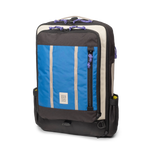 Topo Designs Global Travel Bag 30L Durable Carry On Convertible Laptop Travel Backpack in "Classic Blue / Bone White".
