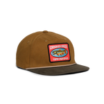 Front quarter shot of Topo Designs x CCH x Pine Printshop Rope Cap in "Stuttgart"
