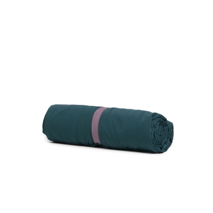 General image of Topo Designs Sun Hoodie - Men's rolled up, showing packfast packing band