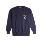 General front image of Topo Designs x TSPTR Hike It Crew in "Navy"